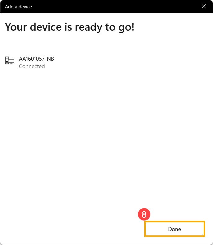Xác nhận kết nối tai nghe Bluetooth thành công trên Windows 11