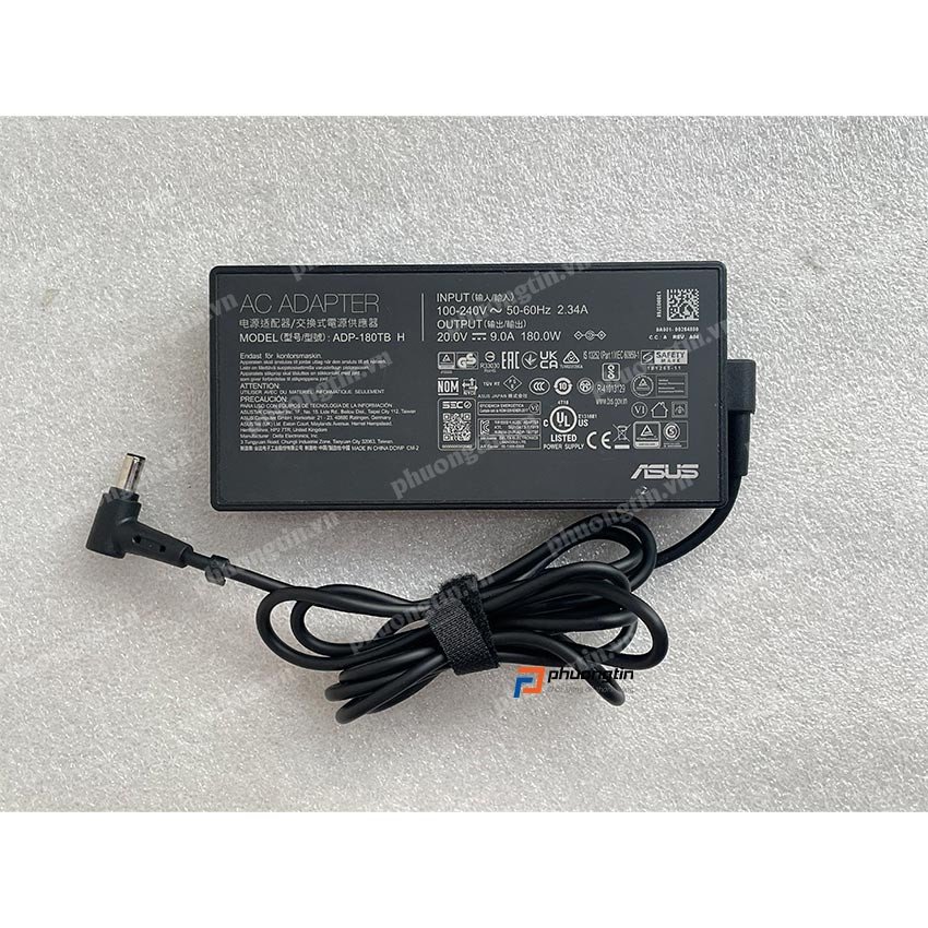 adapter nguồn 180W dành cho laptop Asus TUF Gaming với đầu kim lớn