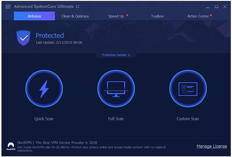 Advanced SystemCare Ultimate - phần mềm dọn rác laptop toàn diện