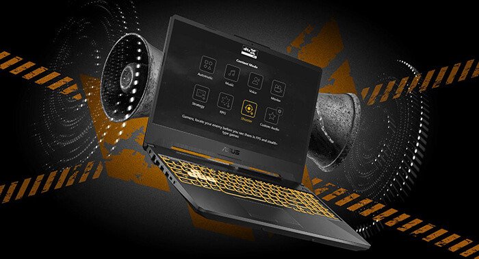 âm thanh laptop asus tuf gaming f15 fx506hc-hn144w cũ