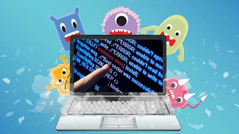 ảnh hưởng của virus máy tính gây liệt phím laptop