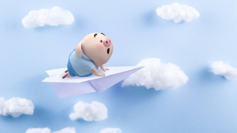 Ảnh nền dễ thương chú chó Shiba đang cười