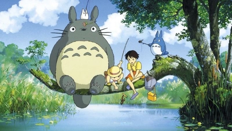 Ảnh nền dễ thương nhân vật anime với đôi mắt to