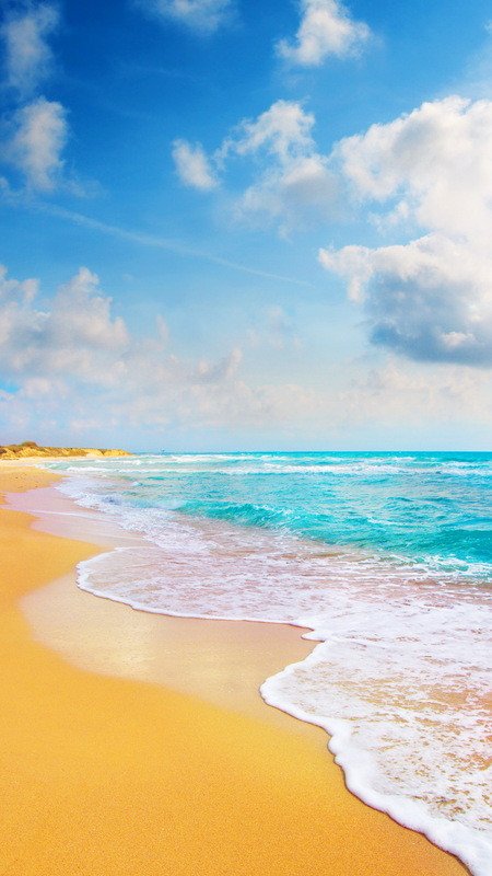 Ảnh nền điện thoại phong cảnh đẹp với mặt biển êm ả