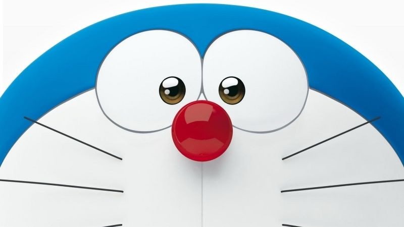 Ảnh nền laptop cute Doraemon đang cười tươi