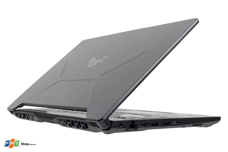 ASUS TUF Gaming A15 FA506NCR-HN047W với logo TUF và thiết kế chắc chắn