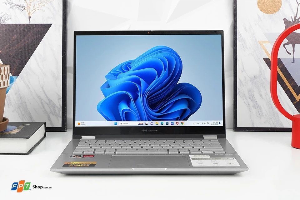 Asus Vivobook Flip TN3402YA-LZ188W với khả năng gập xoay 360 độ, tiện lợi cho người dùng