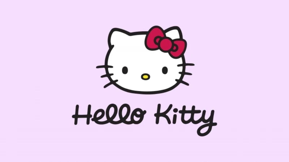 Background Hello Kitty tối giản và thanh lịch cho laptop