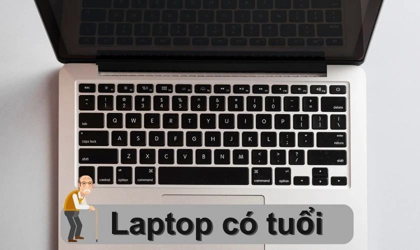 Bàn phím laptop bị kẹt do hao mòn tự nhiên