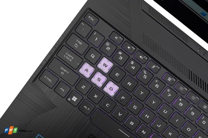 Bàn phím RGB của laptop ASUS TUF Gaming A15 FA506NCR-HN047W