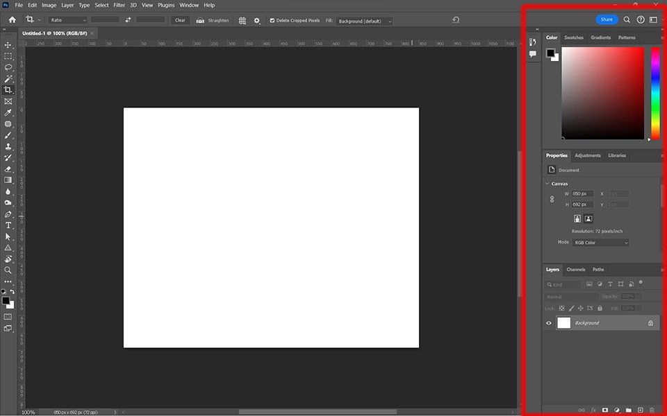Bảng điều khiển Layers (lớp) quan trọng trong giao diện Adobe Photoshop