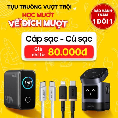 Banner cáp sạc