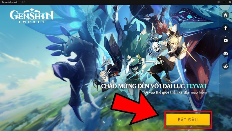 Bắt đầu chơi Genshin Impact trên laptop