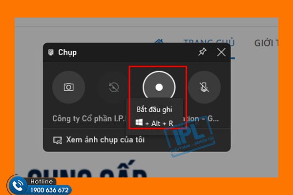 Bắt đầu ghi hình màn hình bằng Xbox Game Bar