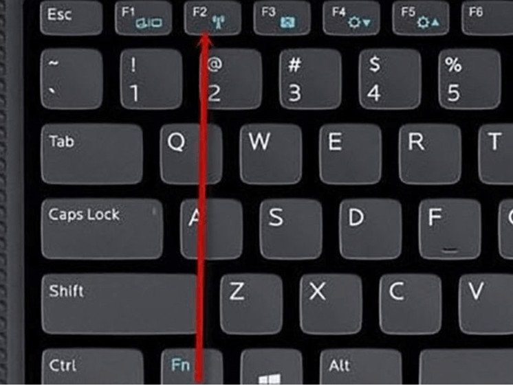 Bật wifi bằng tổ hợp phím Fn