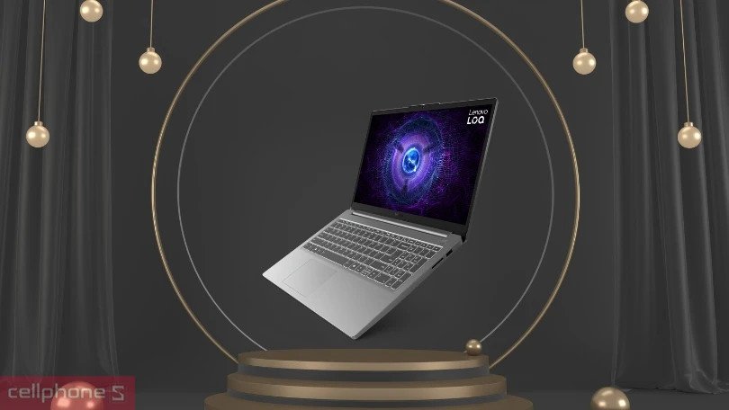 Bên trong laptop Lenovo LOQ Essential 15IAX9E 83LK0079VN với chip Intel và card đồ họa RTX