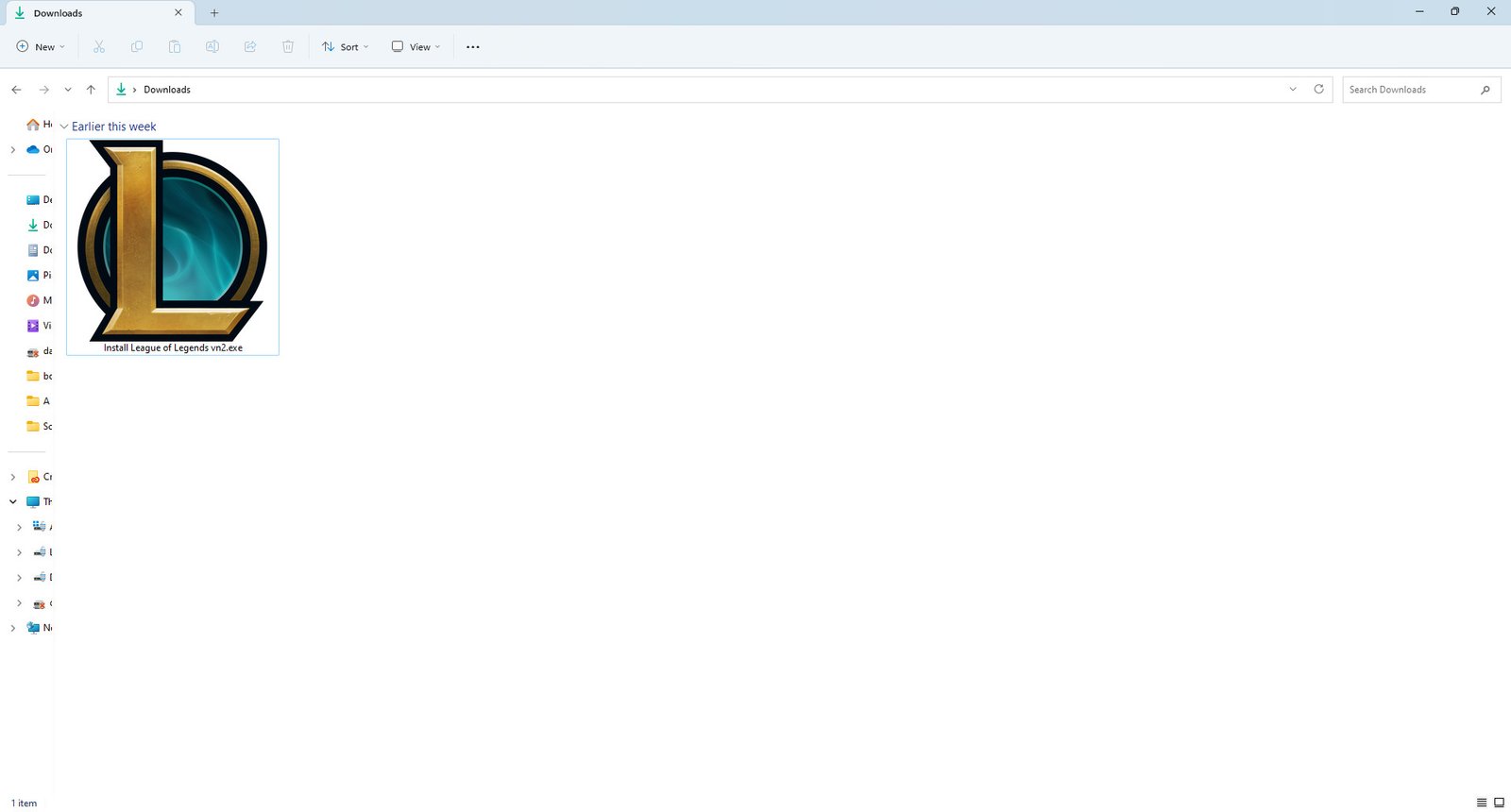 Biểu tượng bộ cài đặt Riot Client để tiến hành tải Đấu Trường Chân Lý trên laptop