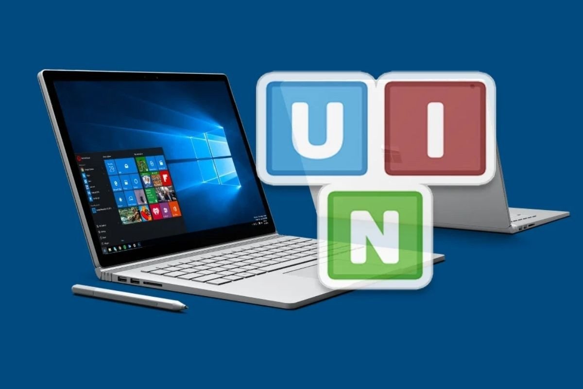 Biểu tượng Unikey trên màn hình máy tính, thể hiện phần mềm gõ tiếng Việt phổ biến.