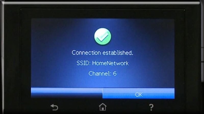 Biểu tượng Wi-Fi ổn định sau khi kết nối