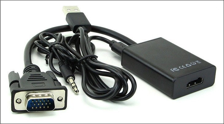Bộ chuyển tín hiệu HDMI sang VGA, giải pháp cho việc kết nối laptop không có cổng HDMI với màn hình