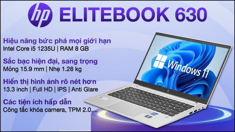 Bộ vi xử lý Intel Core i5 1235U thế hệ 12 mạnh mẽ với 10 nhân, 12 luồng