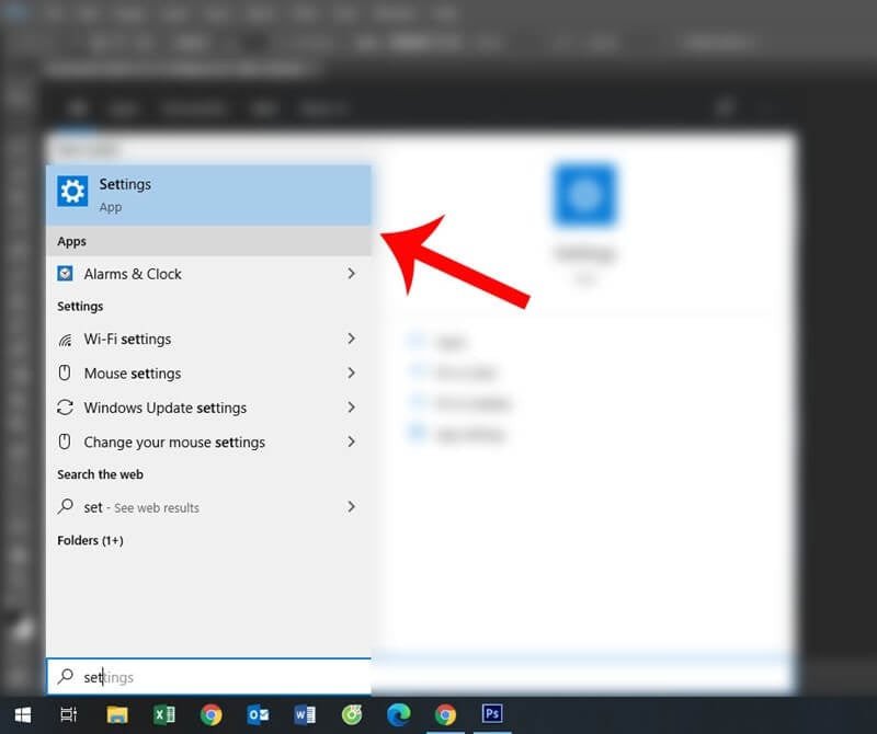 Bước 1 trong cách tăng Hz cho laptop qua cài đặt hiển thị Windows