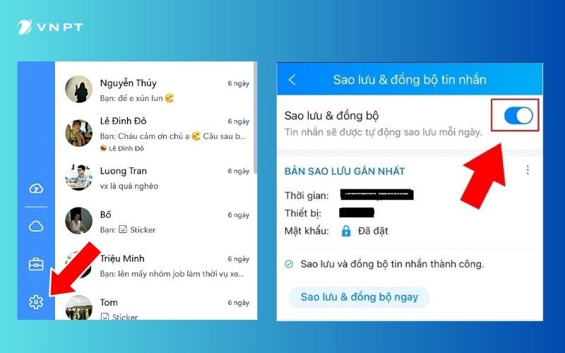 Các bước hướng dẫn sao lưu tin nhắn Zalo trên laptop thông qua cài đặt ứng dụng Zalo PC