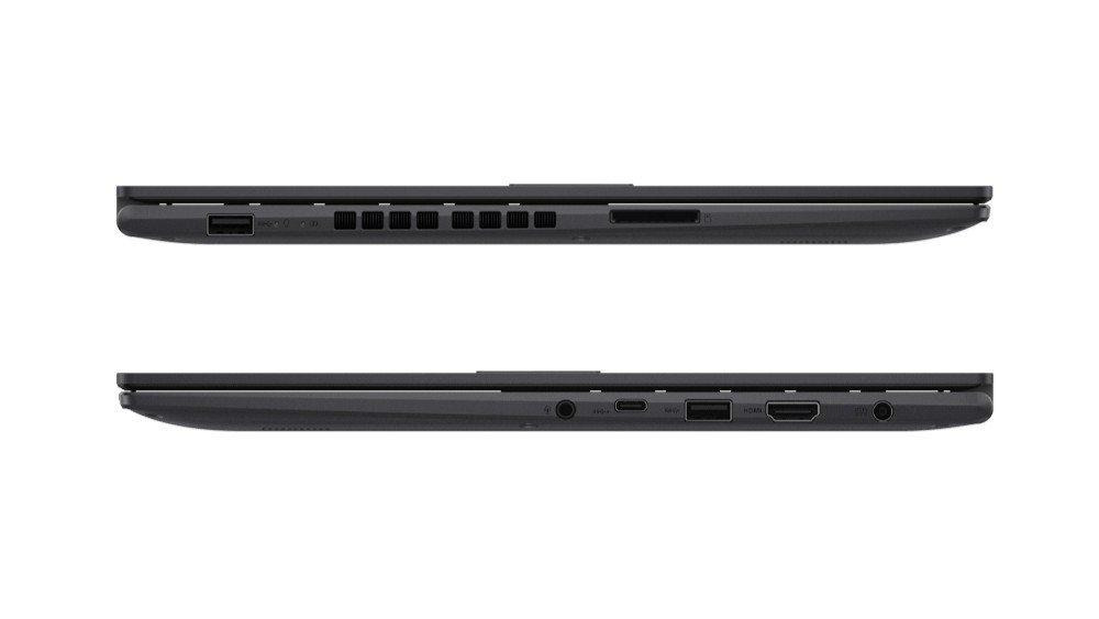Các cổng kết nối đa dạng như USB-C, HDMI và khe thẻ SD trên laptop ASUS Vivobook 16X K3605VC-RP491W đảm bảo khả năng mở rộng tối đa.