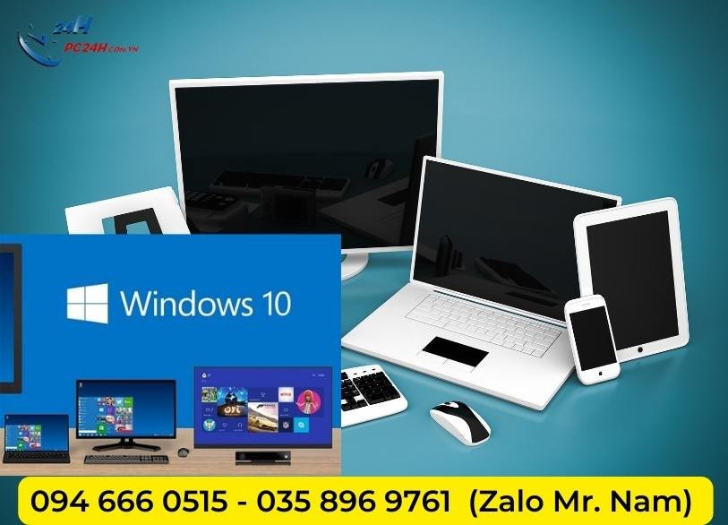 Các dòng máy tính và laptop tương thích khi cài Windows