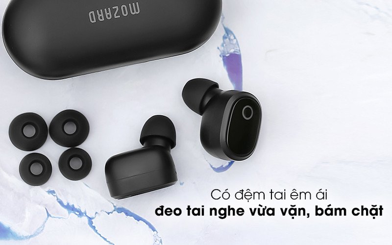 Các kích cỡ đệm tai silicon êm ái đi kèm tai nghe Mozard TS13, đảm bảo vừa vặn mọi tai