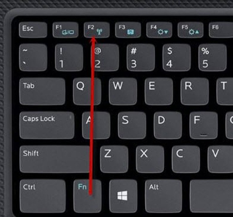 Cách bật wifi trên laptop Asus bằng tổ hợp phím Fn + F2
