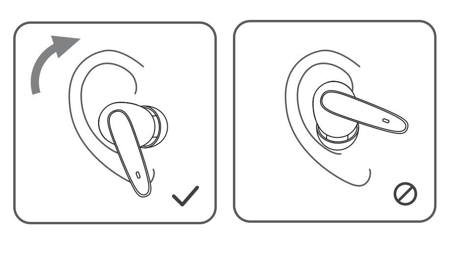 cách đeo tai nghe soundpeats life lite vừa vặn và thoải mái