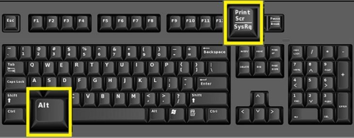 Cách dùng tổ hợp phím Alt + PrtSc để chụp cửa sổ đang hoạt động