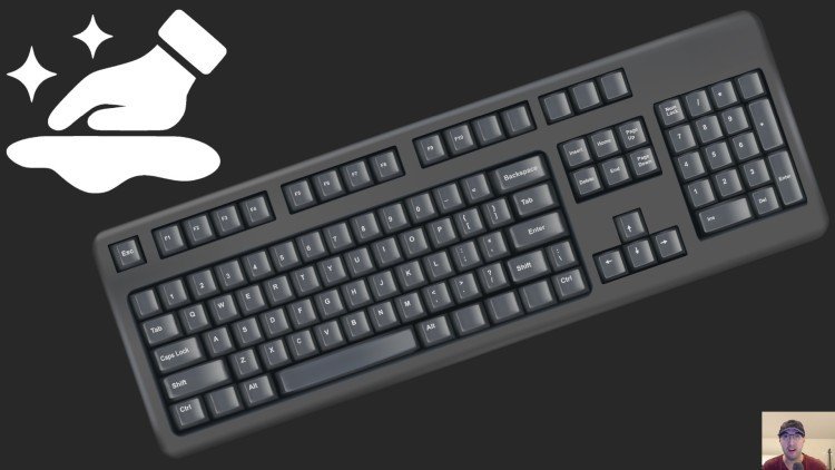 Cách khóa bàn phím laptop để vệ sinh