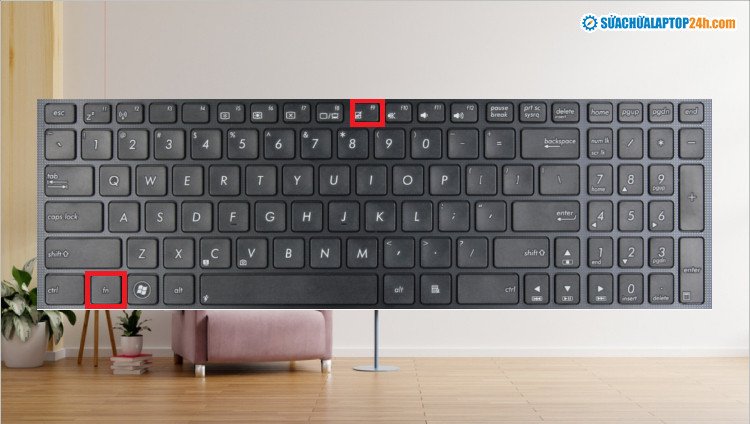 Cách mở khóa chuột cảm ứng laptop Asus bằng phím tắt