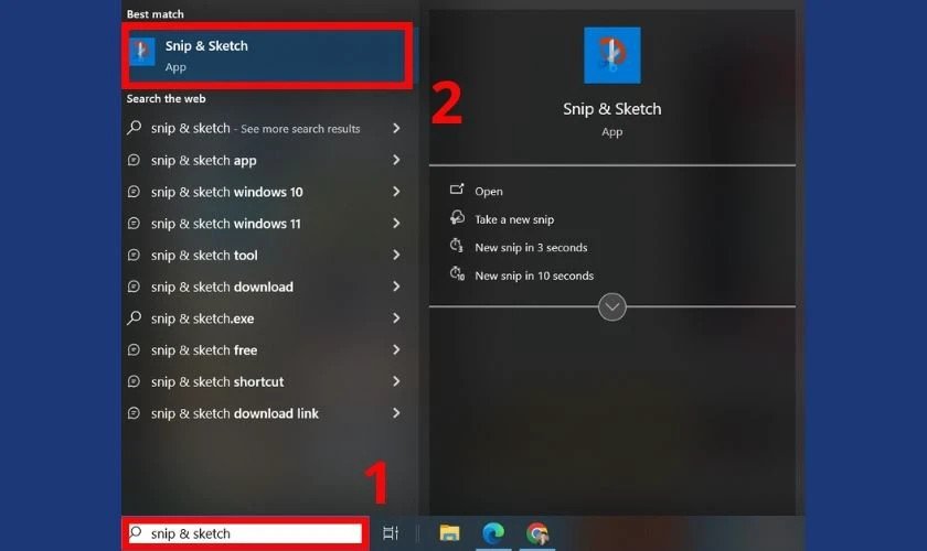 Cách sử dụng bàn phím laptop Dell để chụp màn hình với khoảng thời gian bất kỳ