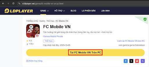 Cách Tải FC Mobile Trên Laptop: Hướng Dẫn Chi Tiết Để Trải Nghiệm Đỉnh Cao
