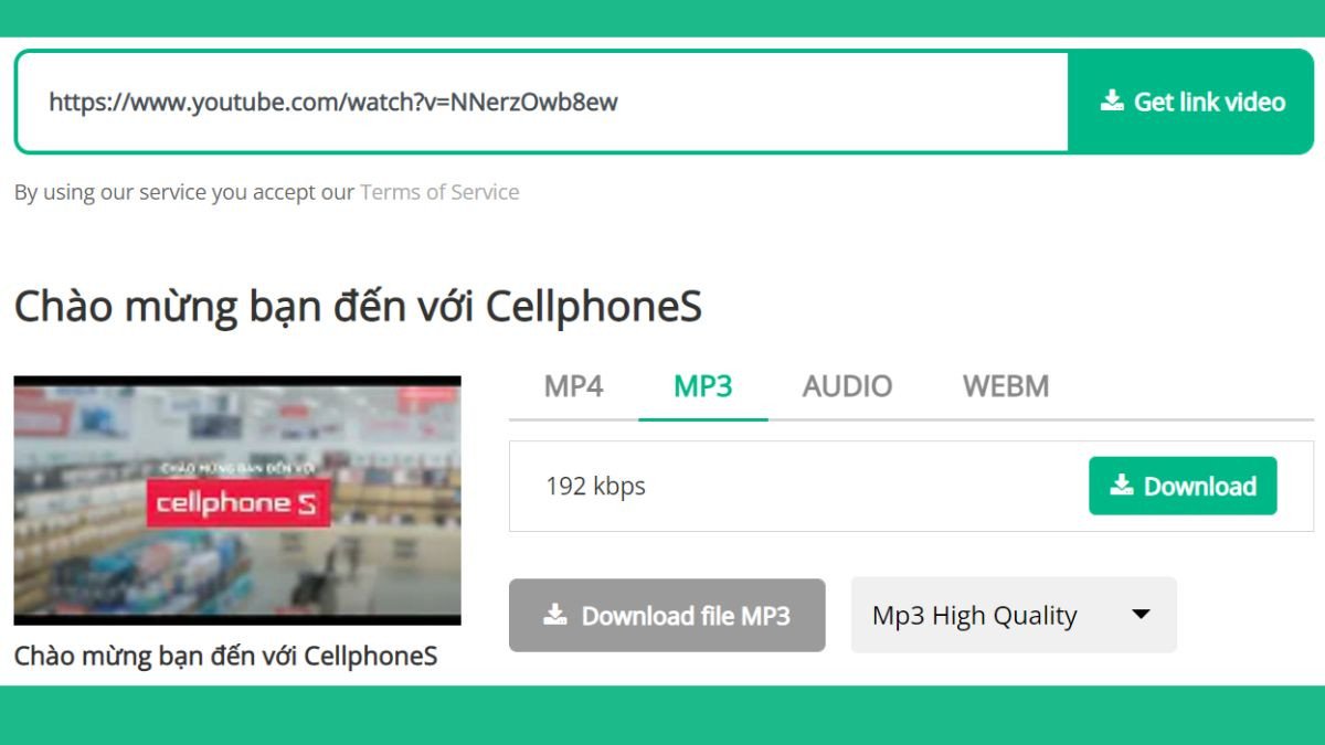 Cách tải MP3 YouTube về laptop qua Kituchat.com