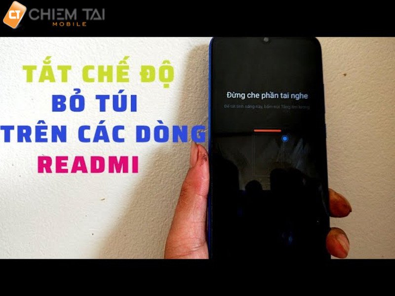 Cách tắt chế độ bỏ túi để khắc phục lỗi đừng che phần tai nghe