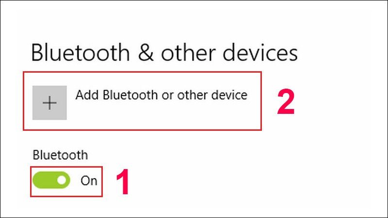 cài đặt Bluetooth trên laptop để ghép nối chuột Dareu