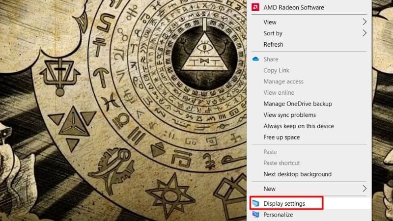 Cài đặt hiển thị (Display Settings) trên Windows 10 để cấu hình màn hình mở rộng