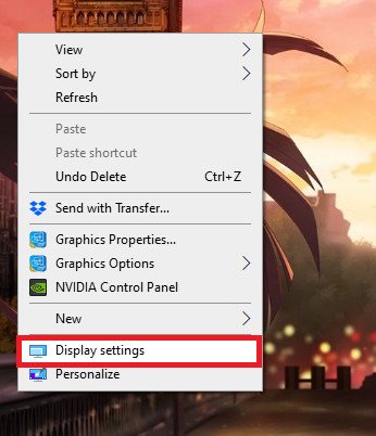 Cài đặt hiển thị trên Windows 10 để kết nối máy chiếu