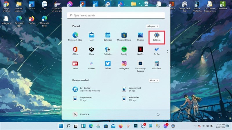 cài đặt laptop hp win 11
