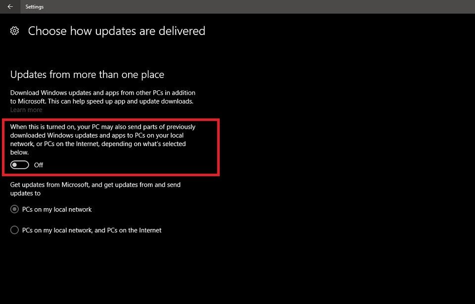 Cài đặt ngừng cập nhật tự động Windows 10 để cải thiện thời lượng pin laptop