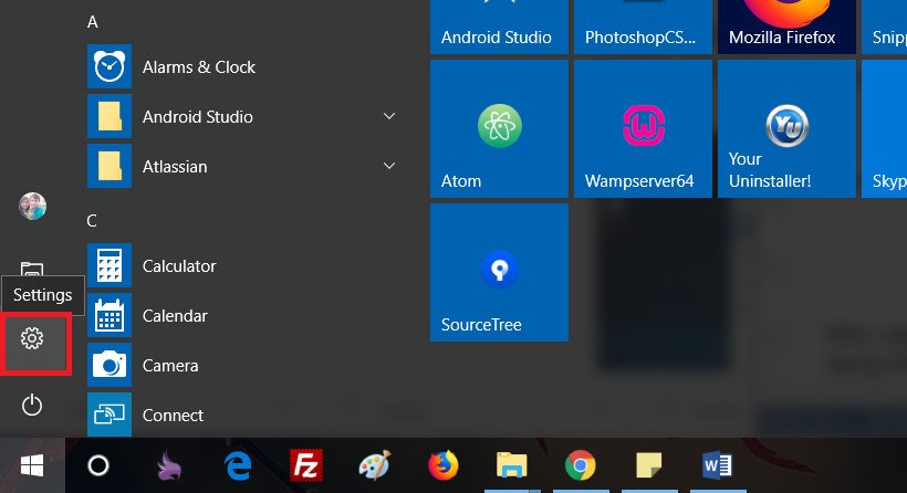 Cài đặt nhận diện khuôn mặt trên laptop Dell qua Menu Start