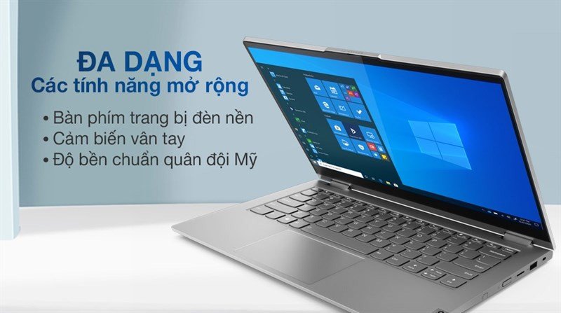Cảm biến vân tay trên laptop Lenovo