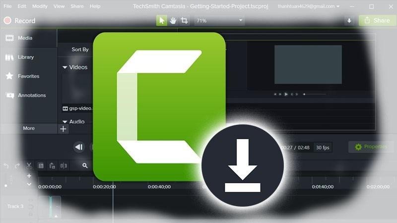 Camtasia là ứng dụng chụp màn hình laptop và chỉnh sửa ảnh chuyên nghiệp