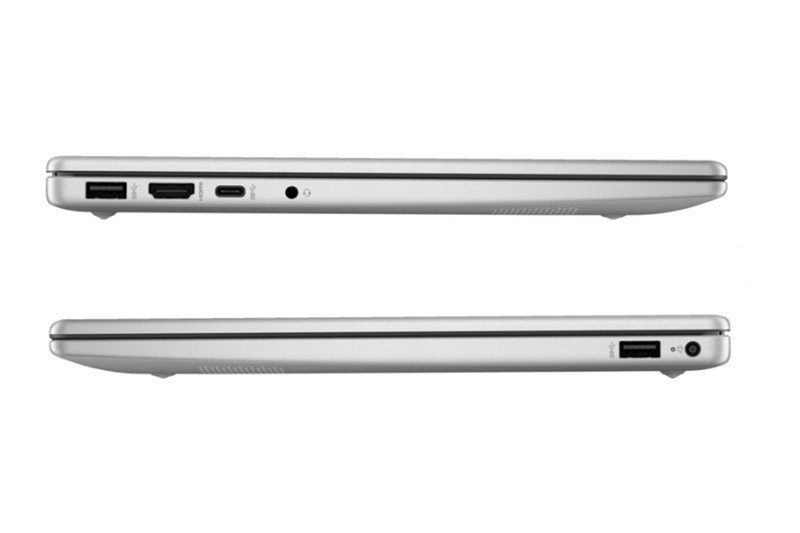 Cận cảnh các cổng kết nối đa dạng như USB Type-C, HDMI trên laptop HP 14-ep0220TU B73VWPA V2, phục vụ nhu cầu làm việc linh hoạt.