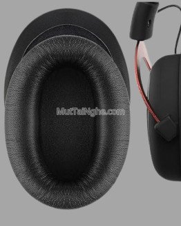 Cận cảnh miếng đệm tai nghe HyperX Cloud 3 màu đen