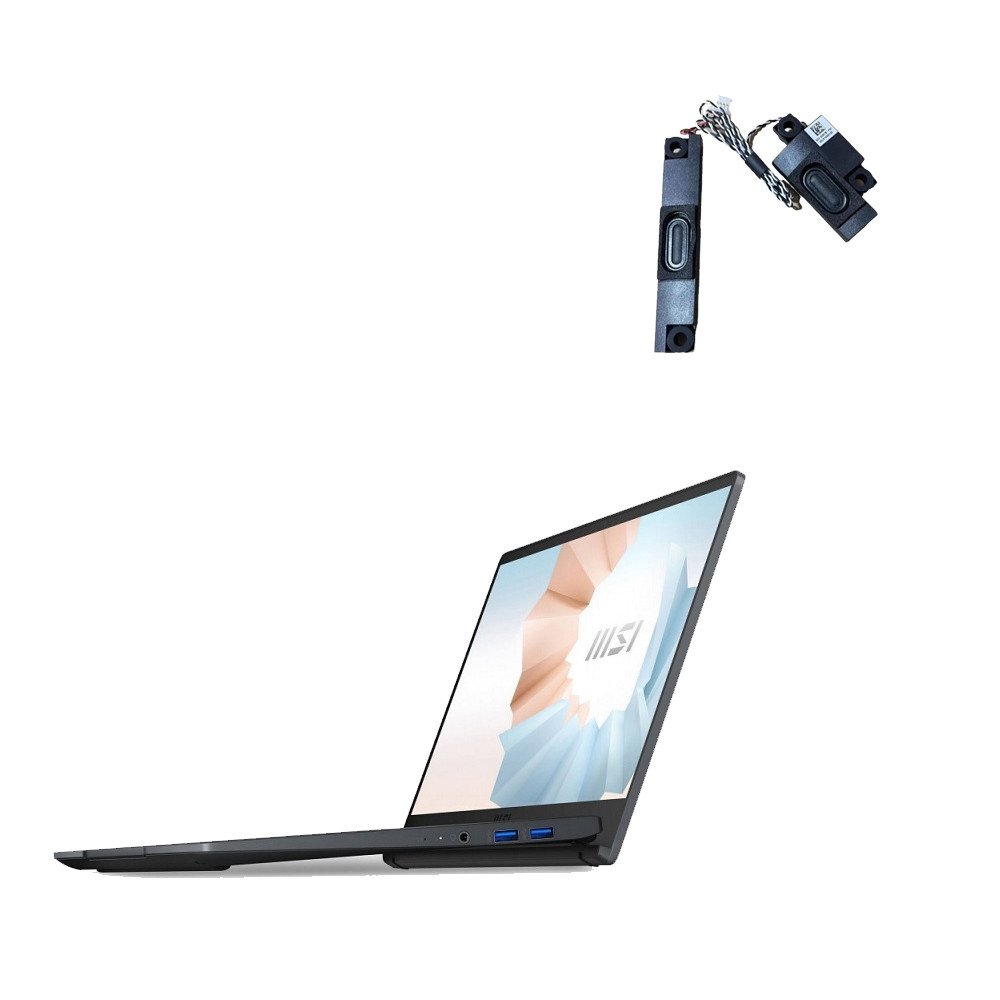 Cận cảnh module loa kép dành cho laptop MSI Modern 14 B11MOU